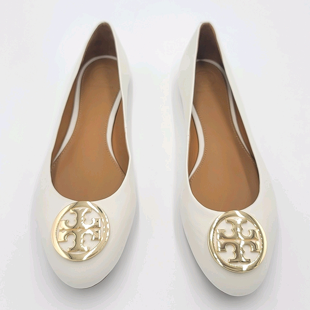 Tory Burch 2 Benton Ballet Flat New Ivory